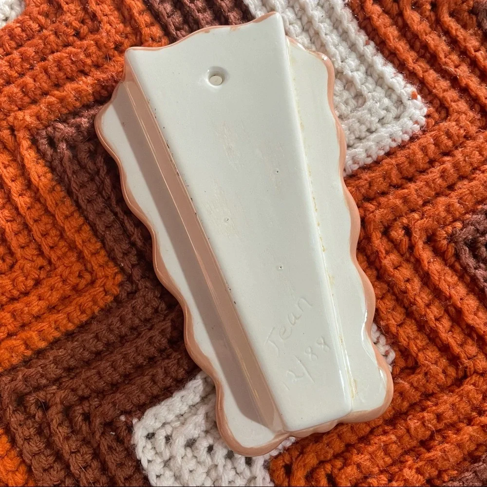 Vintage Mary’s mushrooms wall hanger scissors holder